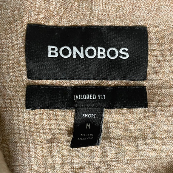 Bonobos - Everyday Shirt Tailored Fit - Brown - Size M / Short - Picture 5 of 5